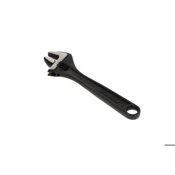 Gedore Adjustable Wrench, 8", Black Finish, Material: Chrome Vanadium Steel - 60 P 8