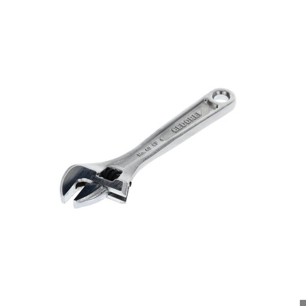 Gedore Adjustable Wrench, 6", Chrome - 60 CP 6