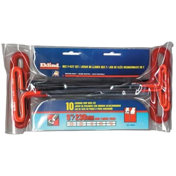 Eklind Eklind Tool 269-53910 3-32 Inch - 3-8 Inch T-Handle Hex Kit W-Pouch 10 - 269-53910