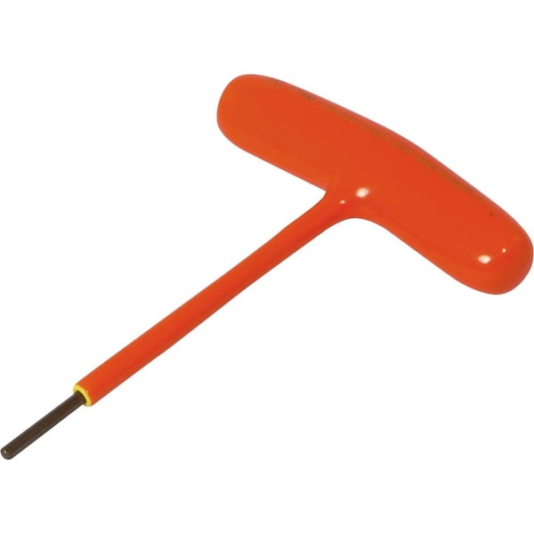 Gray Tools 2.5mm T-handle S2 Hex Key, 1000V Insulated - 67625-I
