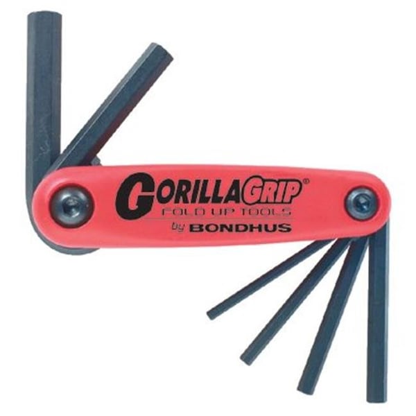 Bondhus Bondhus 116-12595 3Mm-10Mm Gorilla Grip Fold-Up Set - 116-12595