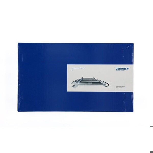 Gedore Combination Wrench Set, 12 pcs., 10-32mm, Wrench Head Sizes: 10mm to 32mm - 7-012