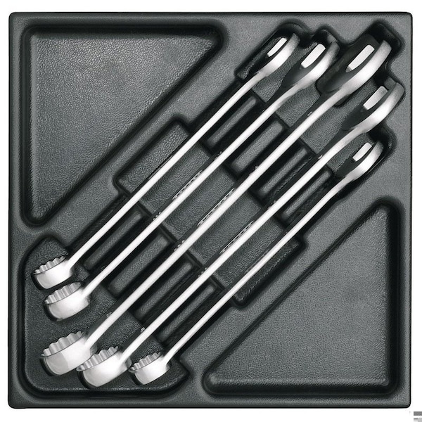 Gedore Combination Wrench Set, Wrench Head Sizes: 23mm, 24mm, 27mm, 30mm, 32mm - 1500 ES-7-32