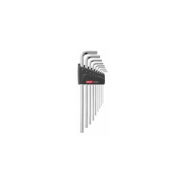 Holex Long L-wrench Set, 9 Pc, 1.5 mm to 10 mm - 626106 9