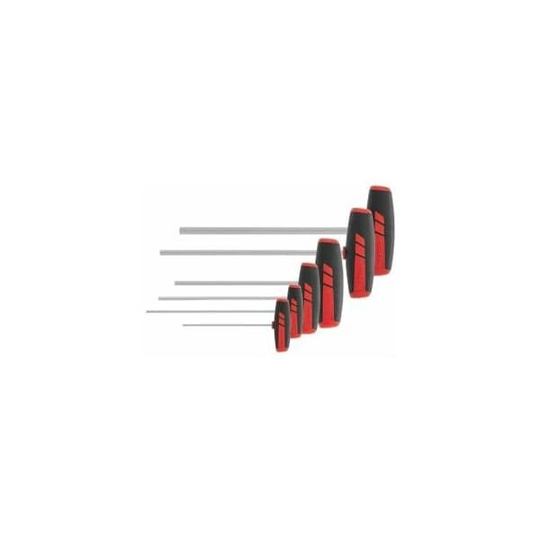 Holex T-Handle Hex Key Set, 6 Pc, 2.5 mm to 8 mm - 627487 6