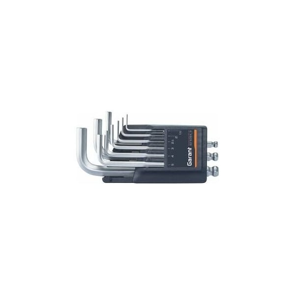 Garant Metric L-Key Set, with Ball Point, 9 Pc, 1.5 mm to 10 mm - 626084 9