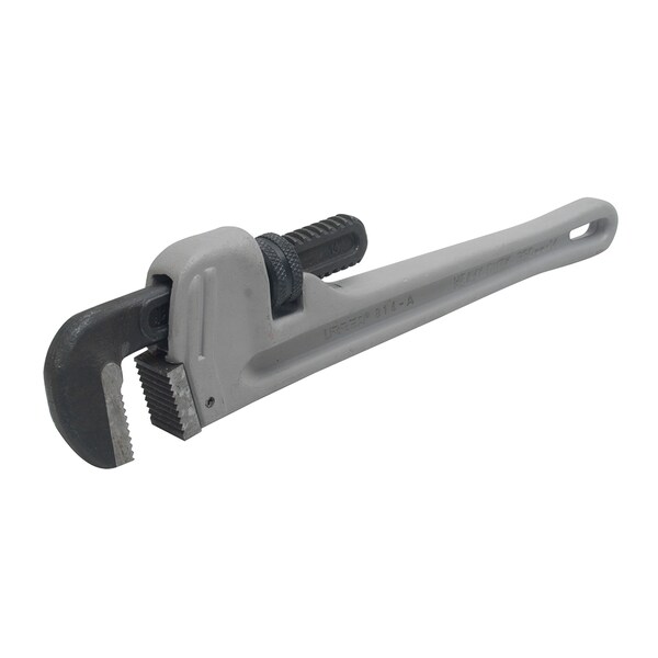 Urrea 10" L 1-1/2" Cap. Aluminum Pipe Wrench - 810A