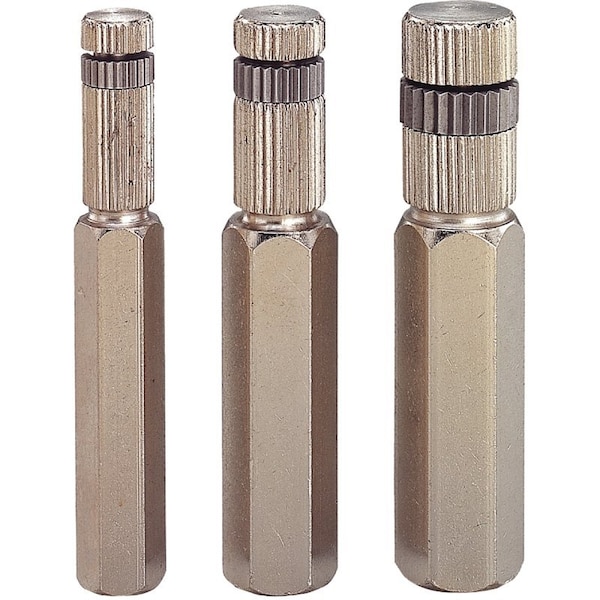 Prosource T150-3L Internal Pipe Wrench Set, 6.2 in L, Steel, Chrome - T1503L