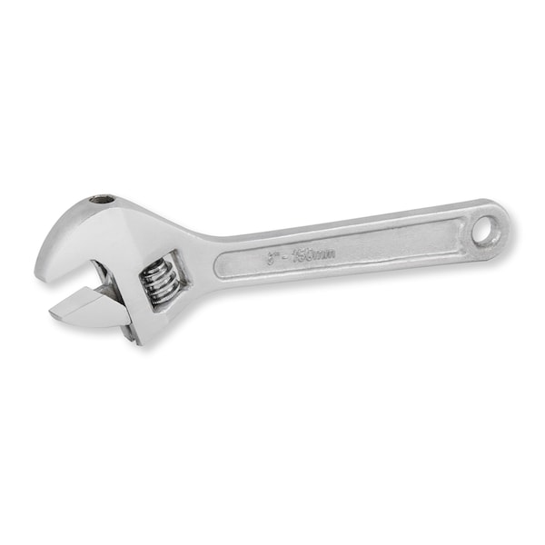 Titan Adjustable Wrench, Heavy Duty, 6" Long, Chrome Plated - 12142