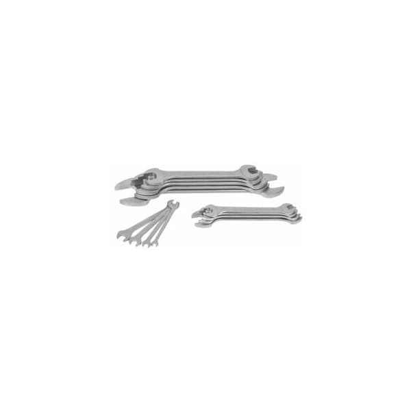 Garant 13 Pc Open End Wrench Set, 15 Deg, Chrome Vanadium Steel - 610610 13