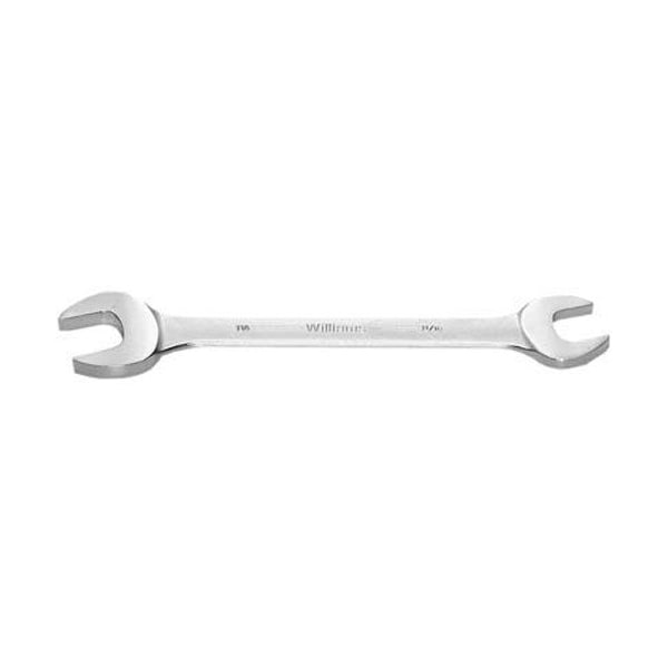 Williams Open End Wrench, Rounded, 5/16 x 3/8 Inch Opening, Standard - JHW1721