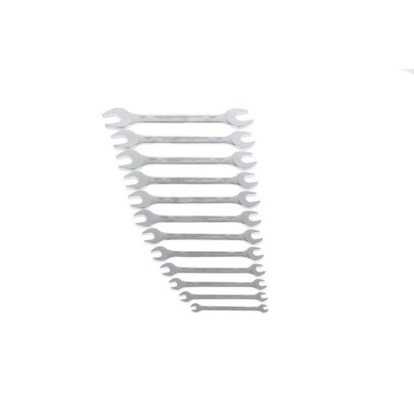 Gedore Wrench Set, Doubl Open End, 12 pcs., 6-32mm, SAE or Metric: Metric - 6-120