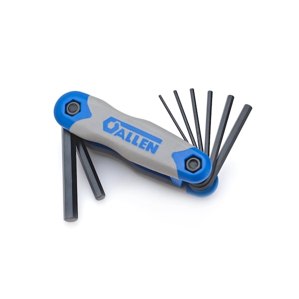 Gearwrench 8 Piece Dual Material Fold-up Metric Hex Key Set - 56628G