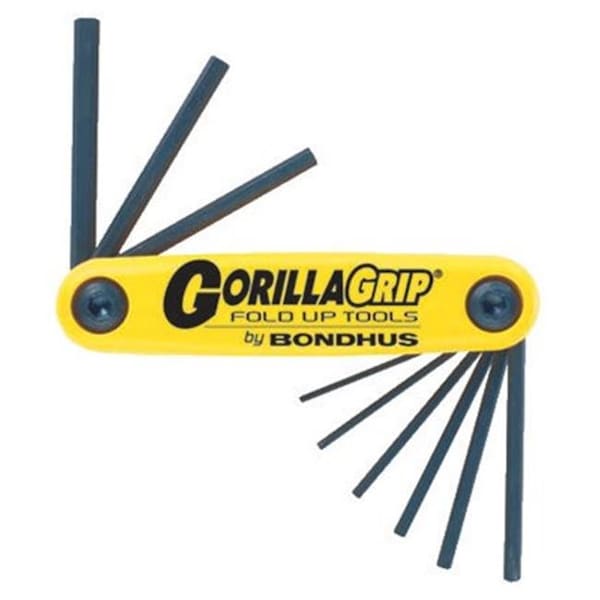 Bondhus Bondhus 116-12589 5-64-1-4 Inch Gorilla Grip Foldup Tool Set - 116-12589