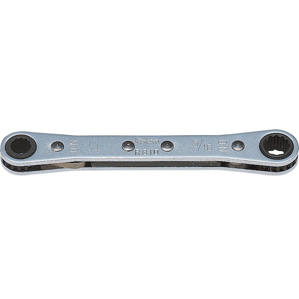 Ko-Ken Ratcheting Ring Wrench 1/2x9/16 6 Point 145mm, Reversible - R810-1/2X9/16
