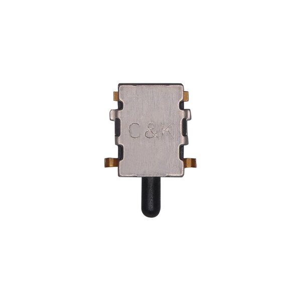 Componentes C&K Interruptor de acción rápida/limitador, Spst, momentáneo, 0.1A, 12Vdc, 2mm, terminal de soldadura, montaje en superficie a la derecha - SDS004