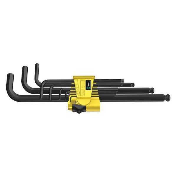 Wera 9 Piece Imperial L-Shape Hex Key Set, 5133180001 - 5133180001