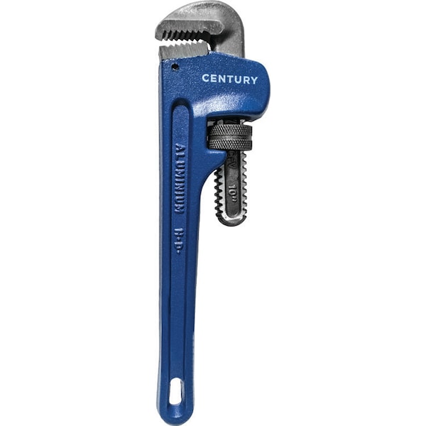Century Drill & Tool 10" L 1-5/16" Cap. Aluminum Pipe Wrench - 72605