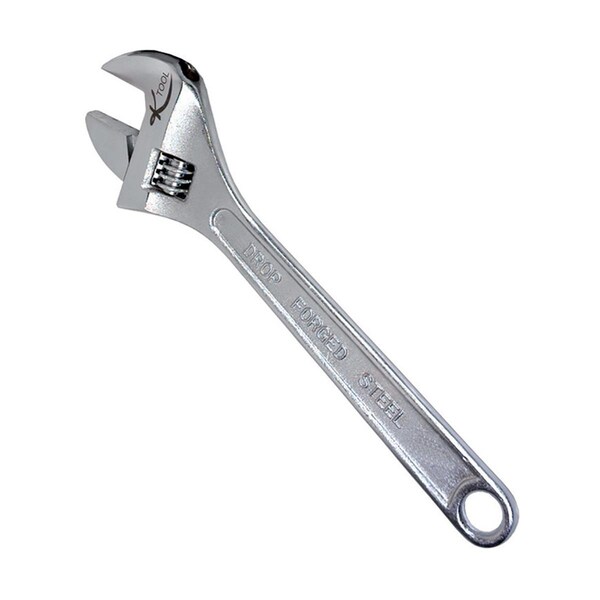 K-Tool International Wrench, Adjustable, 18", Finish: Chrome plated - KTI-48018