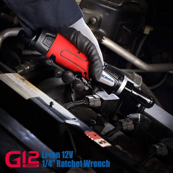 Acdelco G12 K92 Combo- 1/4" & 3/8" Cordless Ratchet Wrench, 2-Battery - ARW1209-K92