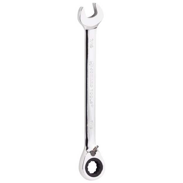 Jonard Tools Ratcheting Wrench, Head Size 7/16 in. - CWRR-716