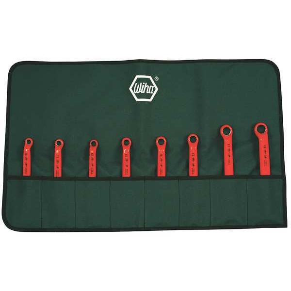 Wiha Insul Box Wrench Set, 5/16" to 3/4", 8pcs. - 21096