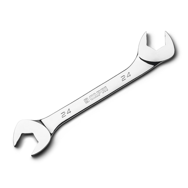 Capri Tools 24mm Angle Open End Wrench, 30Deg and 60Deg Angles, Metric - CP11924