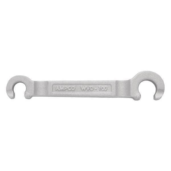 Ampco Safety Tools Dual Valve Wheel Wrench, 15/16x5/8", 8"OAL - WVD-100