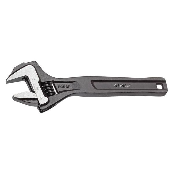 Gedore Adjustable Wrench 12", Chrome, Finish: Manganese Phosphated - 60 S 12 P
