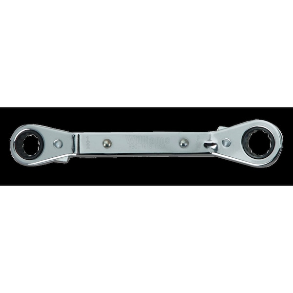 Williams Williams Ratcheting Box Wrench, 1/2" x 9/16" - RBO-1618
