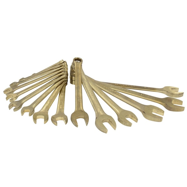 Urrea 12-point Non-sparking Combination Set of 15Pc - UH1200FM