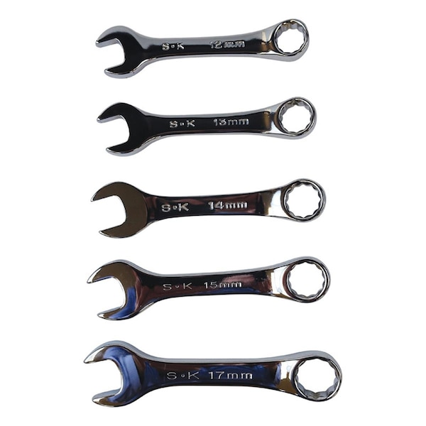 Campanas 12 Point Metric Short Combination Wrench Set - 5 Piece - CA1678577