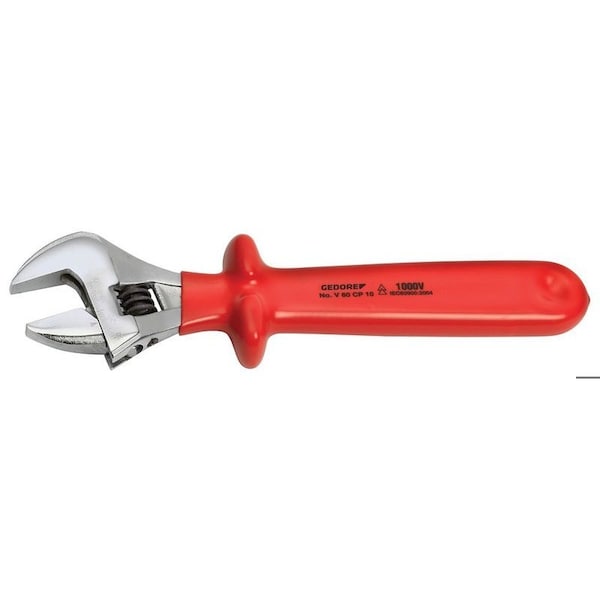 Gedore Insulated Adjustable Wrench, 12" - V 60 CP 12