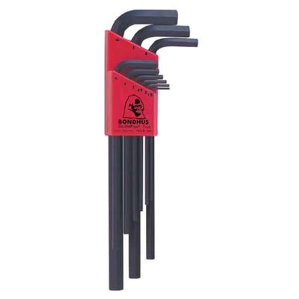 Bondhus Bondhus 116-12199 Hlx Metric Chamfered L-Wrench Set 9Mm 1.5 - 116-12199