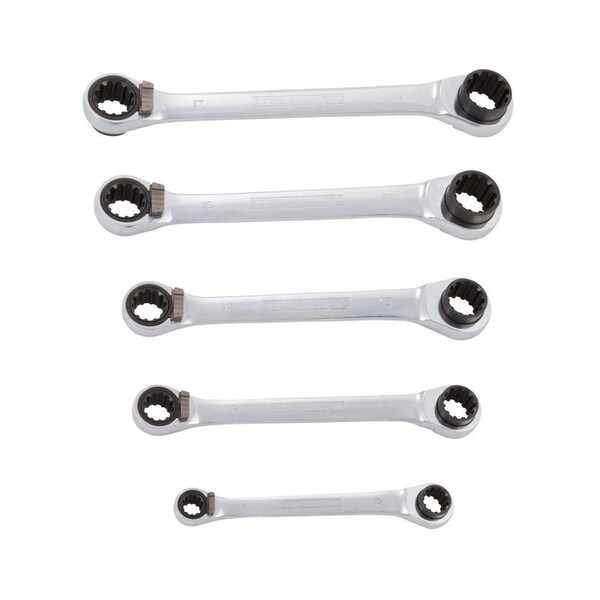 Js Products 5PC DBL BX END UNIV FLEX RAT WR SET - ST96748