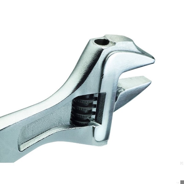 Gedore Adjustable Wrench 12", Black Finish, Material: Chrome Vanadium Steel - 60 S 12 JC