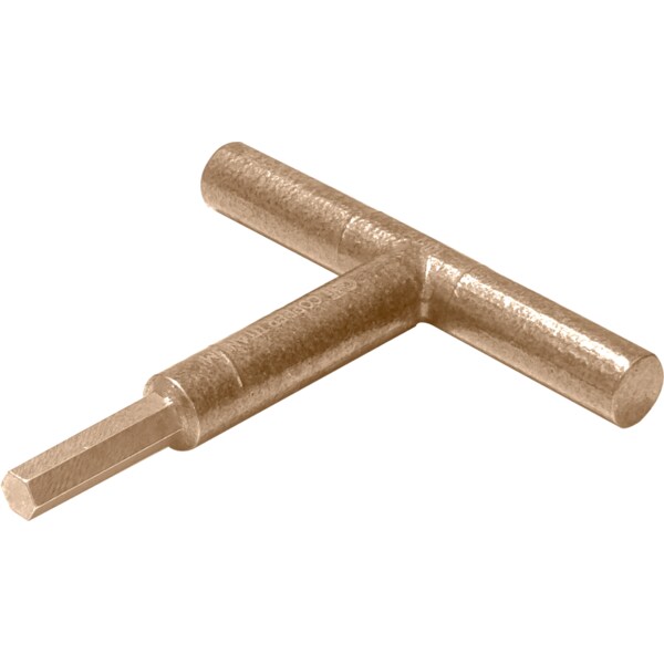 Pahwa QTi Non Sparking, Non Magnetic T-Type Allen Wrench/Key - 6 mm - AK-5006