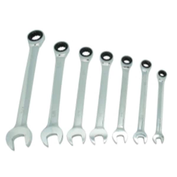 K-Tool International Fractional Ratcheting Wrench Set, 7 Piece - KTI-45400