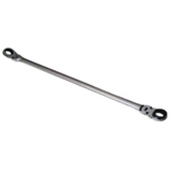 Mountain ex-pffgbxz17191 17 x 19mm Double Box Flexible Reversible Ratcheting Wrench - MTNRM1719