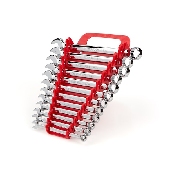 Tekton Combination Wrench Set, 12-Piece (8-19 mm) - Holder - WCB91201
