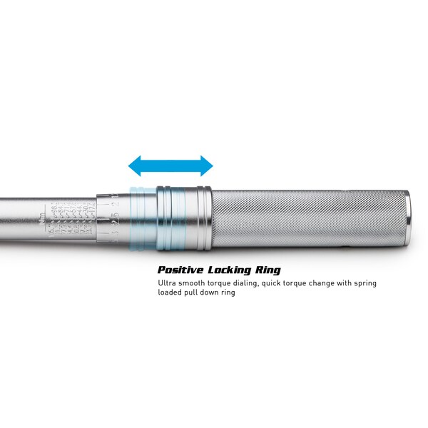 Capri Tools 1/2 in Drive Industrial Torque Wrench, 10-150 ft.-lb. - CP31202