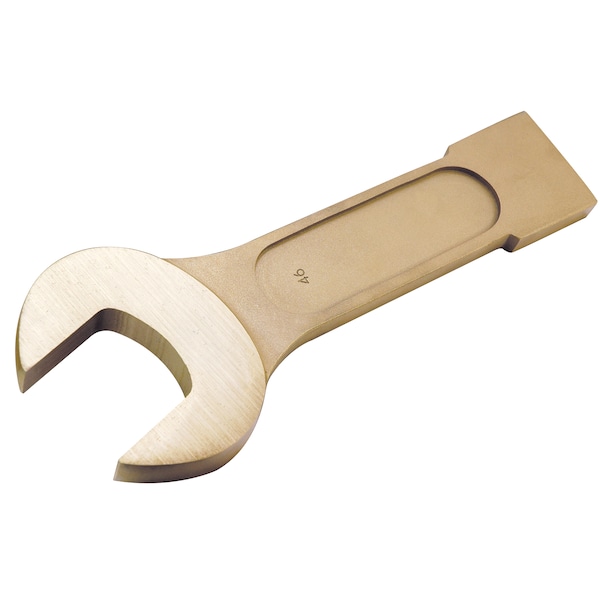 Cs Unitec Non Sparking Wrench, Striking-Open End, 1-3/4in, Aluminum Bronze - EX200-090UA