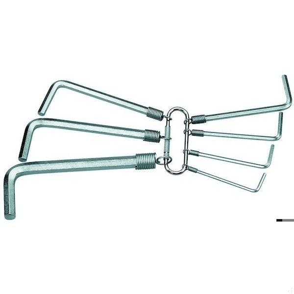 Gedore 7 Piece Metric L-Shape Hex Key Set, S 42-07 - S 42-07