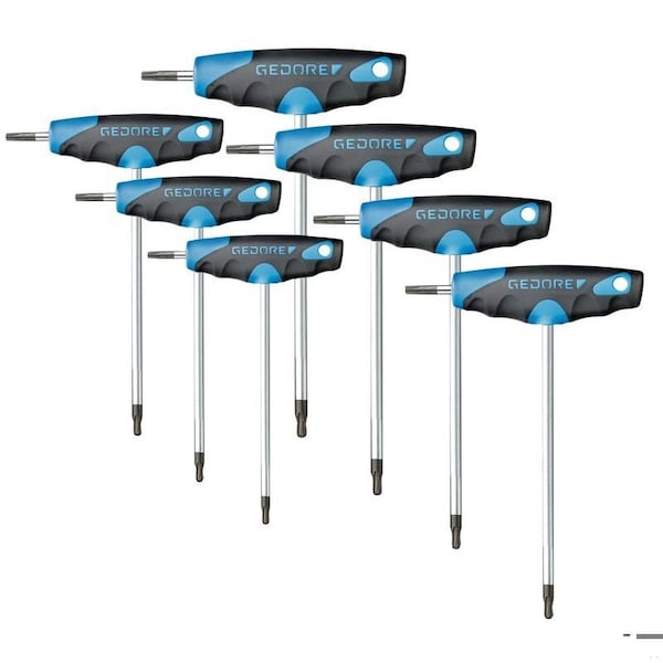 Gedore 7 Piece Torx? T-Shape Hex Key Set, DT 2143 KTX-007 - DT 2143 KTX-007