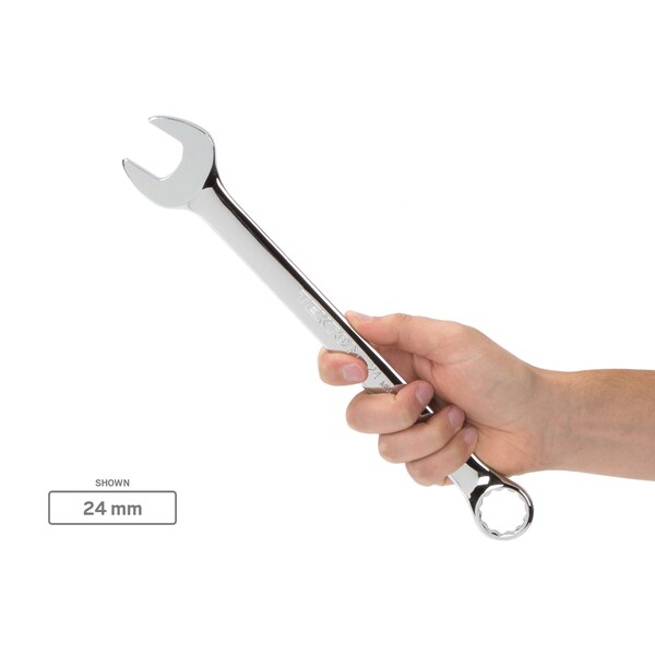 Tekton Combination Wrench Set, 38-Piece (1/4 - 1-1/4 in., 6-24 mm) - Rack - WCB91302