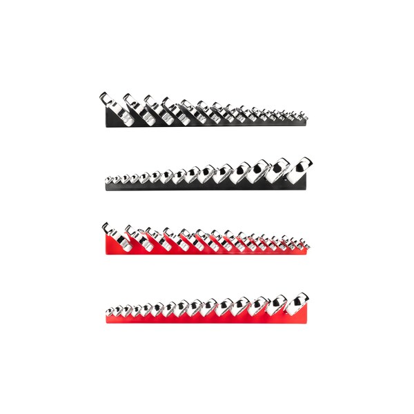 Tekton Combination Wrench Set, 30-Piece (1/4-1", 8-22mm) - Rack - WCB92303