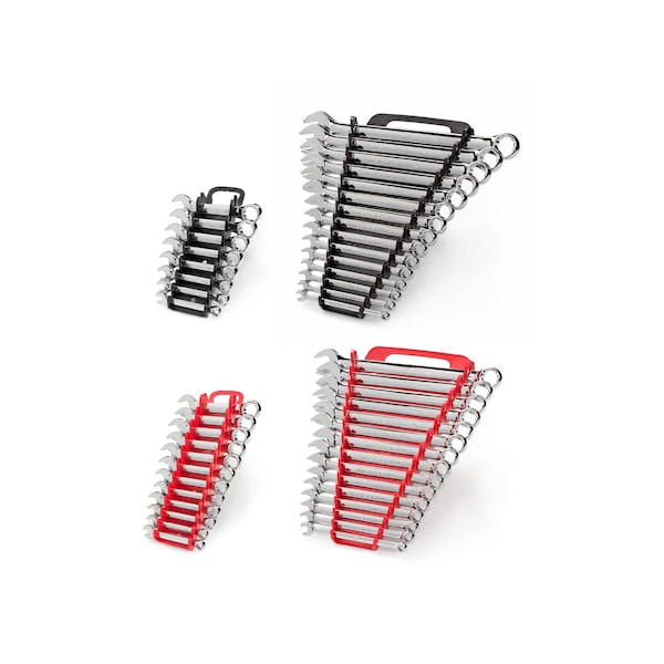 Tekton Stubby and Standard Length Combination Wrench Set, 50-Piece (1/4-1", 8-22mm) - Holder - WCB91901