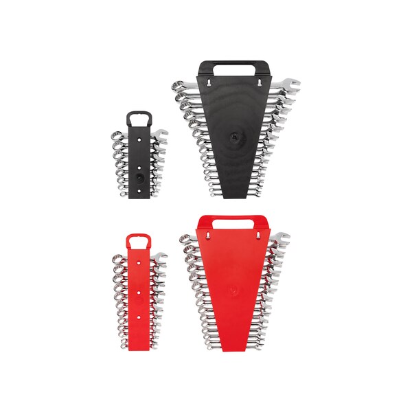 Tekton Stubby and Standard Length Combination Wrench Set, 50-Piece (1/4-1", 8-22mm) - Holder - WCB91901