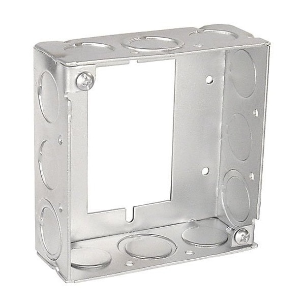 Southwire Extension Ring, 1 Gang, Galvanized Steel, Square Box Type - 53151-SUB