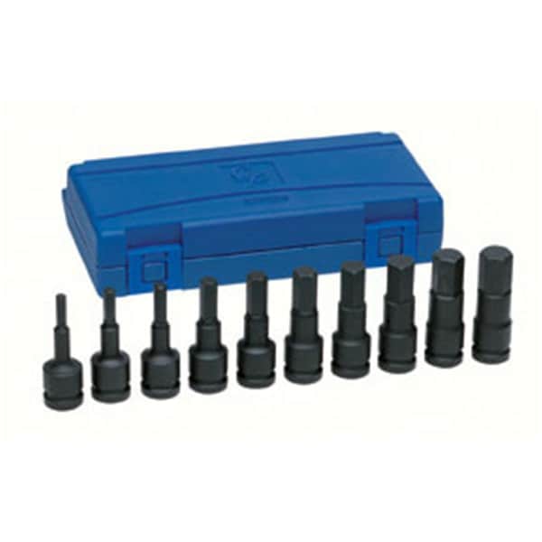 Light House Beauty 1498MH 0.5 in. Drive 10 Piece Metric Hex Driver Set - LI3593750